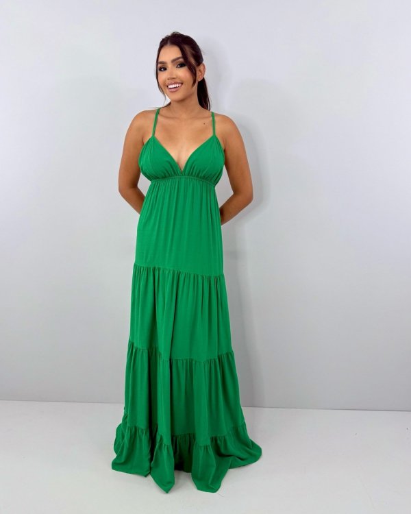 Vestido Sophia - Verde Bandeira - Imagem 4