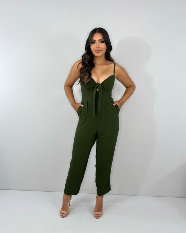Macacão Jessy - Verde Militar