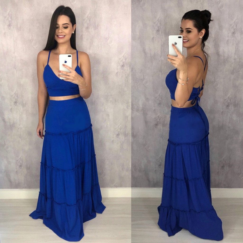 Conjunto Gabriela - Azul Royal