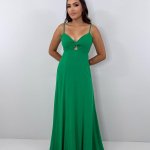 Vestido Eliana - Verde Bandeira