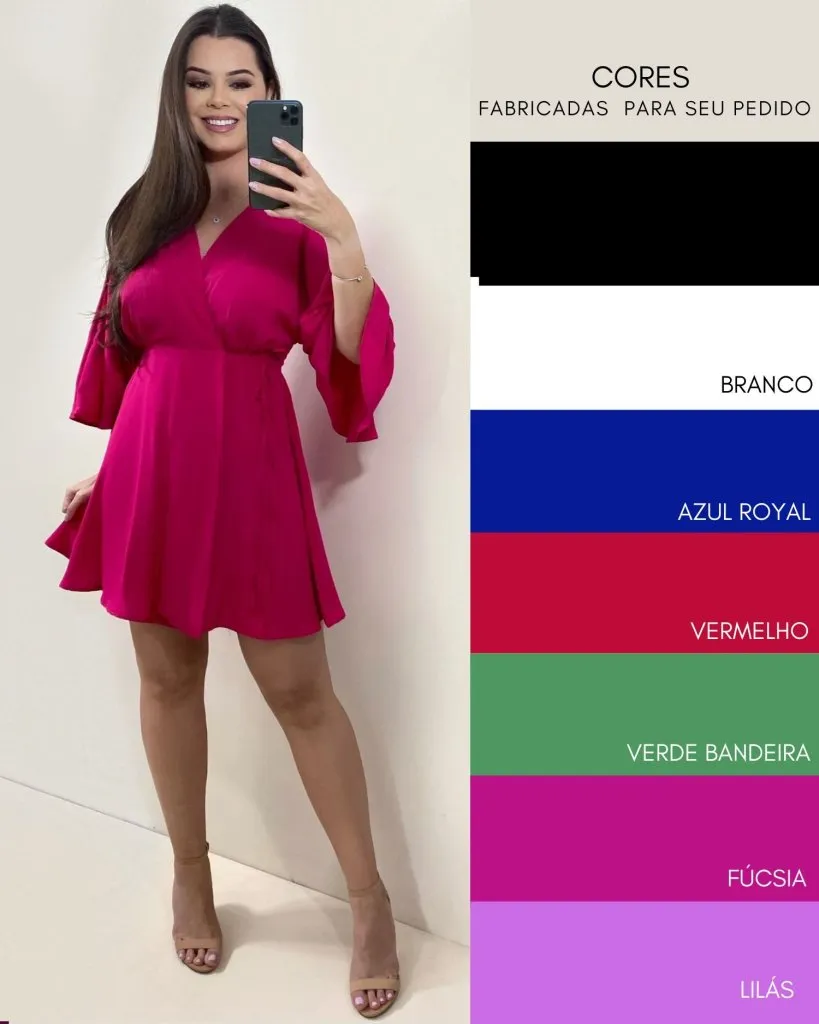 Vestido Aimê - Cores