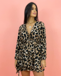 Macaquinho Raiany – Animal Print