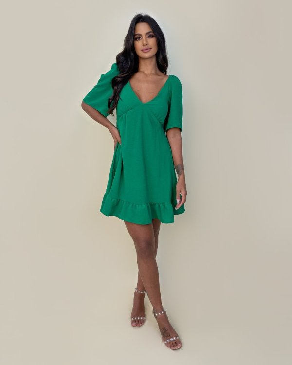 Vestido Melissa - Verde Bandeira - Imagem 4
