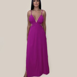 Vestido Flávia - Fúcsia - Image 1