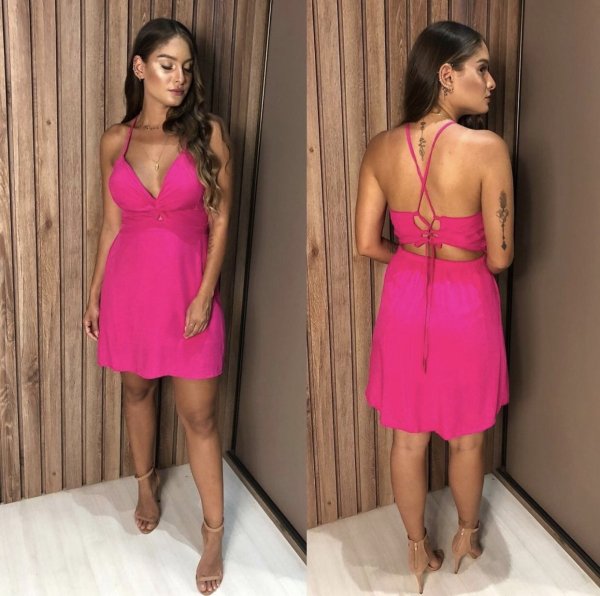 Vestido Carolina - Pink - Imagem 2