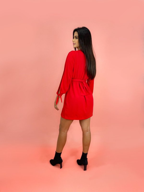 Vestido Marília - Vermelho - Imagem 2