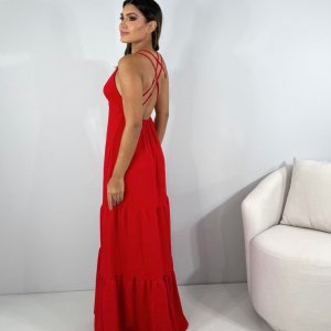 Vestido Noely - Vermelho - Image 4