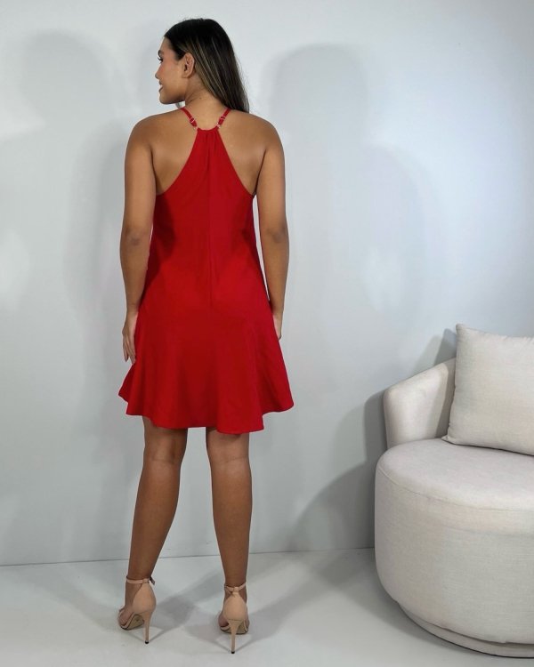 Vestido Regina - Vermelho - Imagem 3