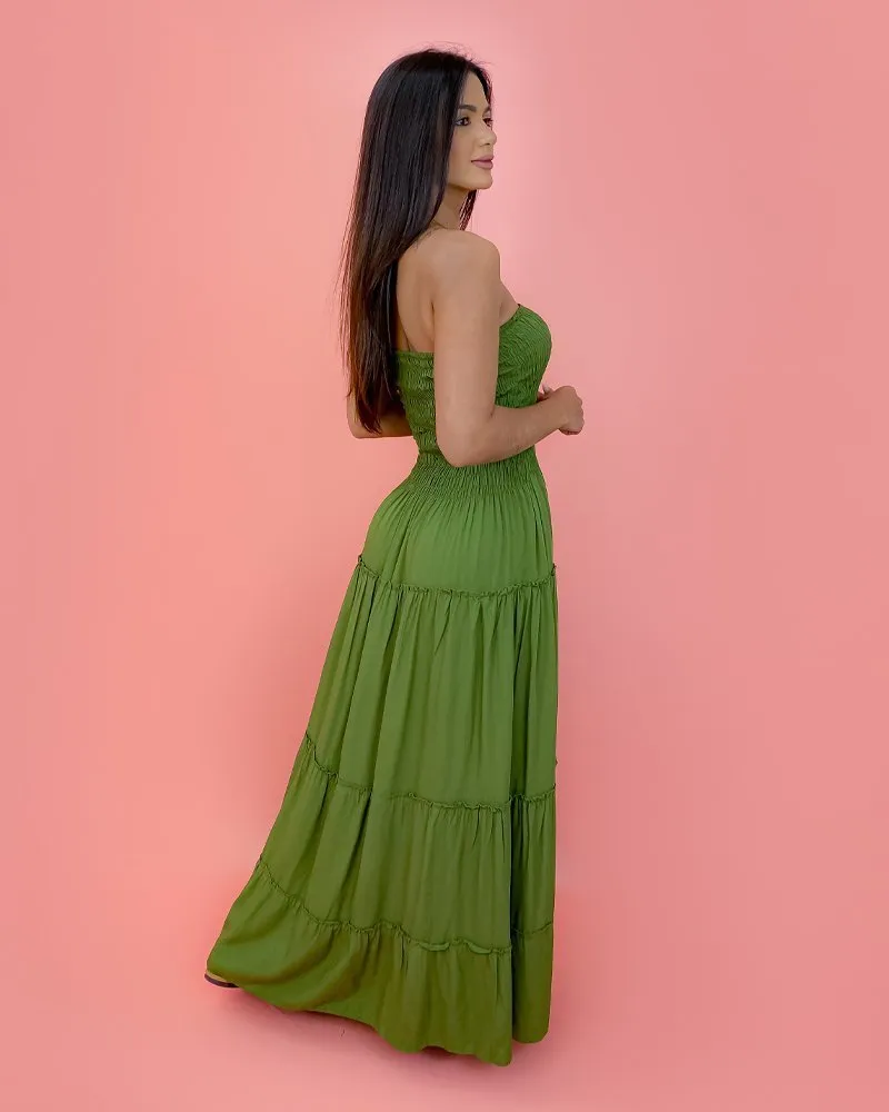 Vestido Gabriela - Folhagem, foto 3