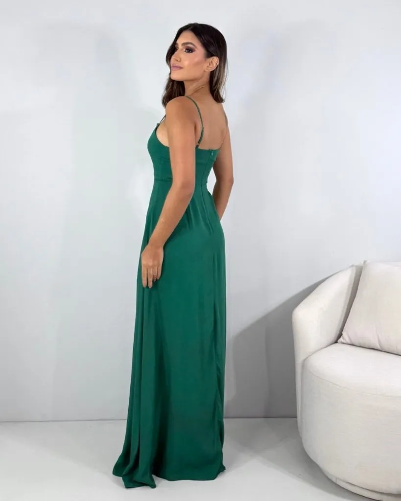 Vestido Lanna - Verde Amazônia, foto 7