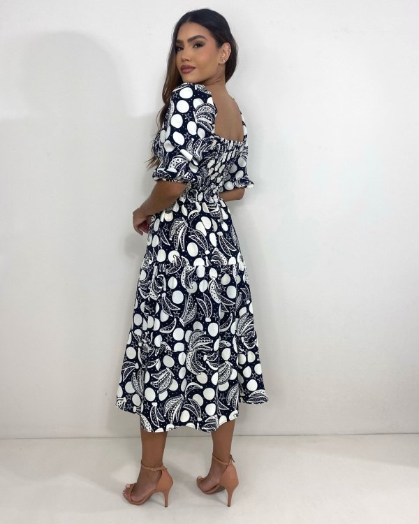 Vestido Juliana - Estampa Banana - Imagem 2