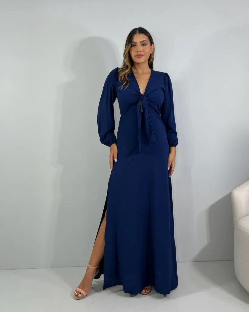 Vestido Mavi - Azul Marinho