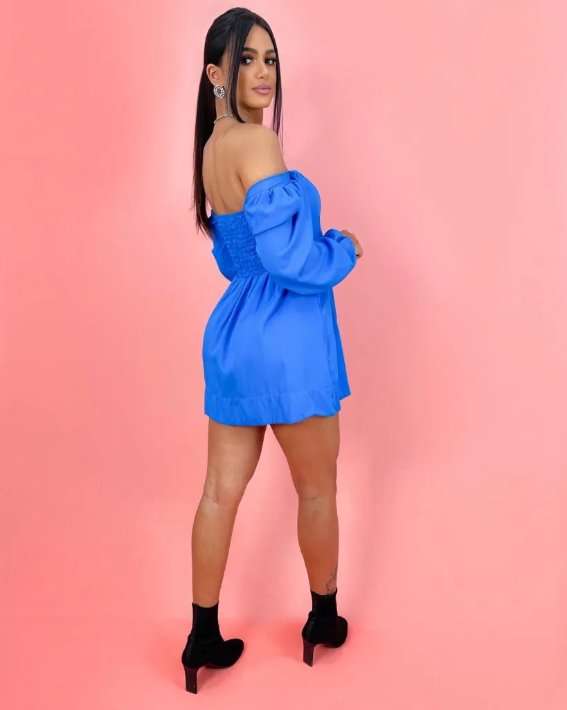 Vestido Graziele - Azul
