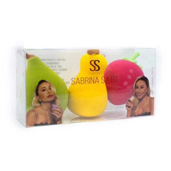 Kit c/ 3 Esponjas para Maquiagem Sabrina Sato - Imagem 2