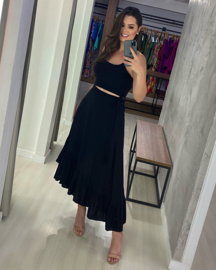 Conjunto Cleide - Preto