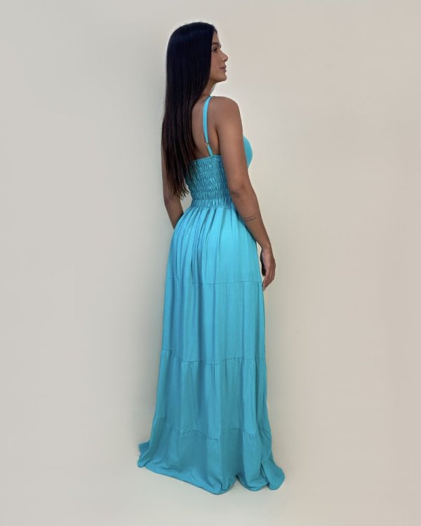 Vestido Camila - Azul Claro - Imagem 3