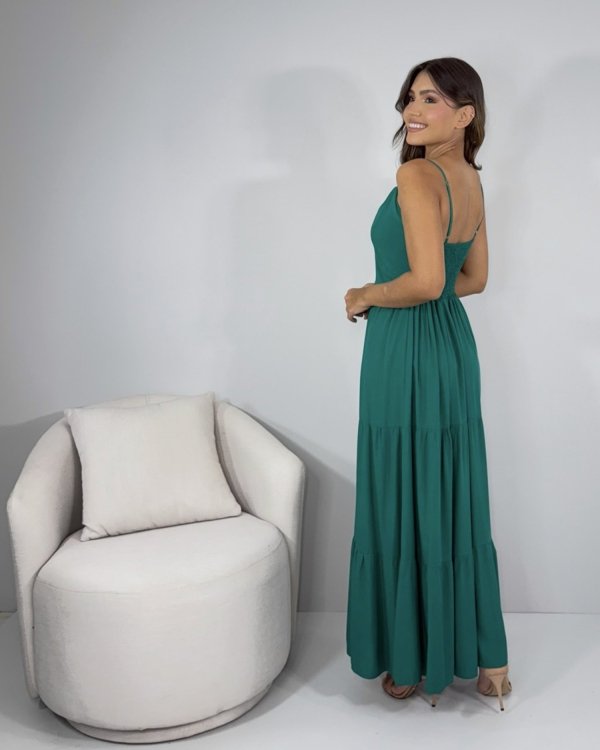 Vestido Helô - Verde Amazônia - Imagem 2