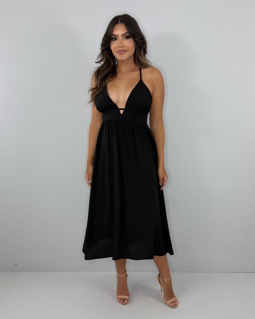 Vestido Heloína - Preto