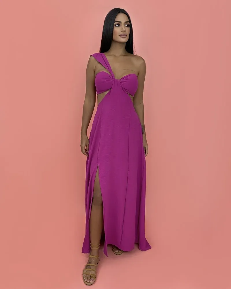 Vestido Antonela - Fúcsia