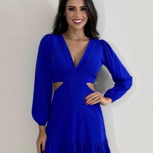Vestido Cláudia - Azul Royal - Image 3
