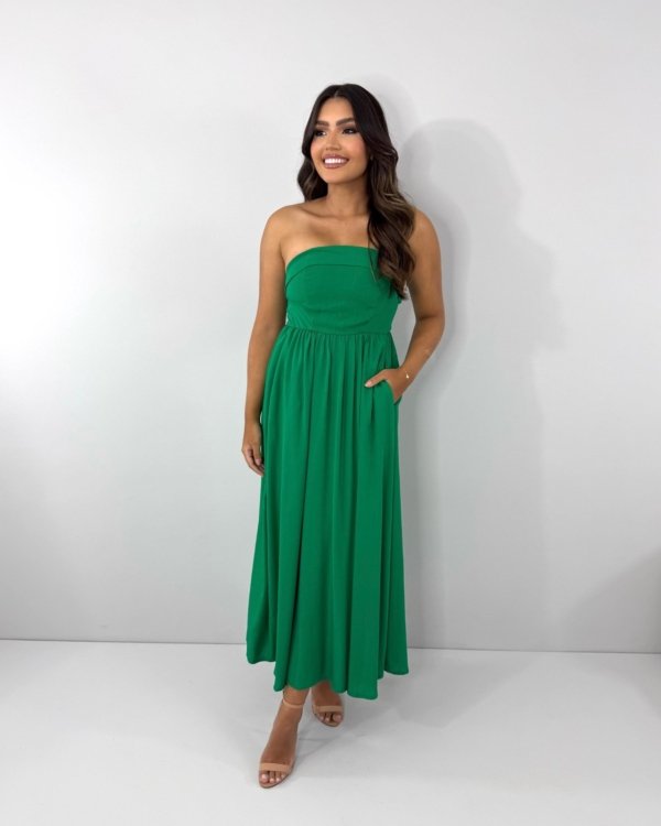 Vestido Perla - Verde Bandeira - Imagem 3