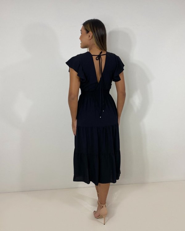 Vestido Laís Midi - Preto - Imagem 3
