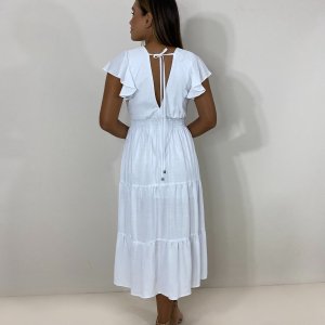 Vestido Laís Midi - Branco - Image 2