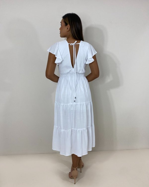 Vestido Laís Midi - Branco - Imagem 2