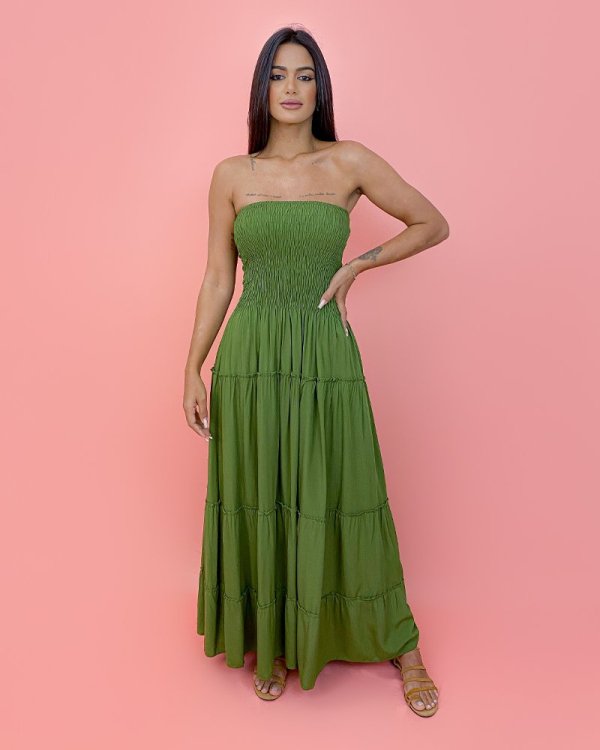 Vestido Gabriela - Folhagem - Imagem 2