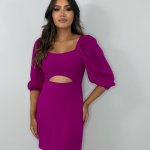 Vestido Yuna - Fúcsia