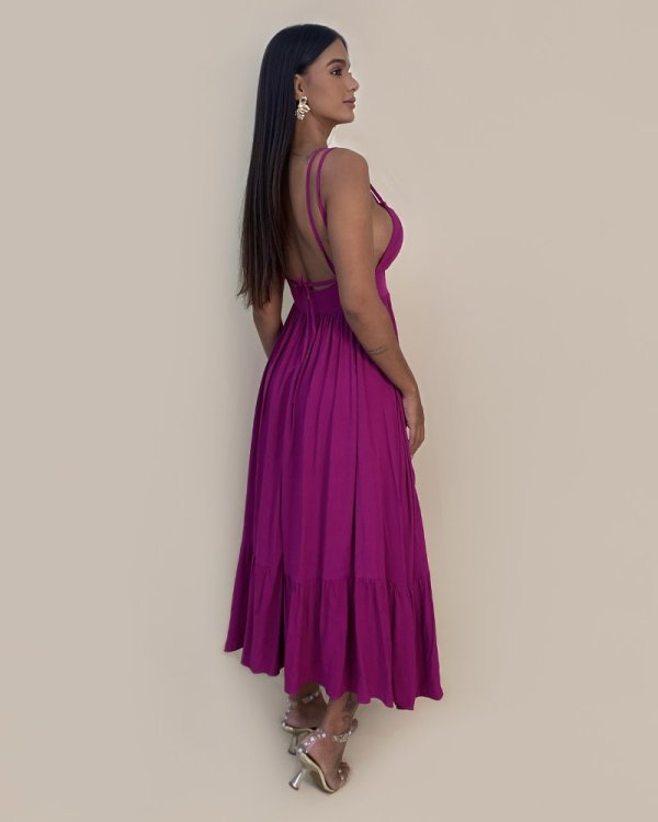 Vestido Maísa - Fúcsia - Imagem 4