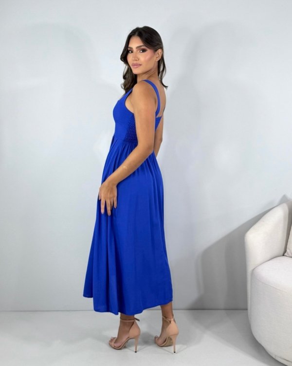 Vestido Samanta - Azul Royal - Imagem 3