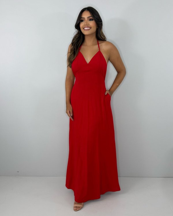 Vestido Victória - Vermelho - Imagem 4