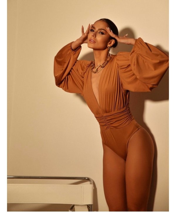 Body Heloísa -  Caramelo - Imagem 5
