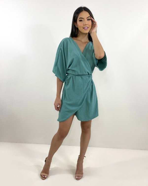 Vestido Maristela - Verde Menta - Imagem 2
