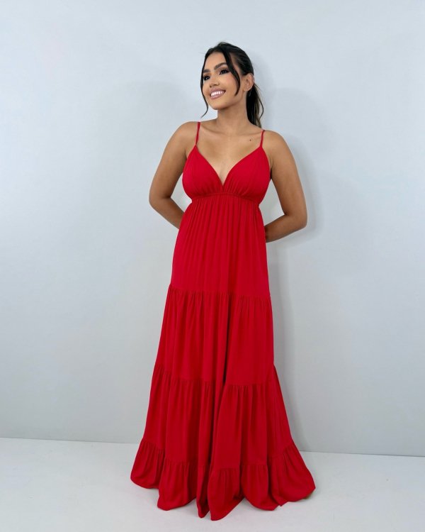 Vestido Sophia - Vermelho - Imagem 6