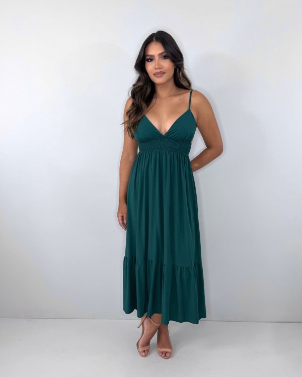 Vestido Beatriz - Verde Amazônia - Imagem 3