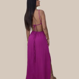 Vestido Flávia - Fúcsia - Image 4
