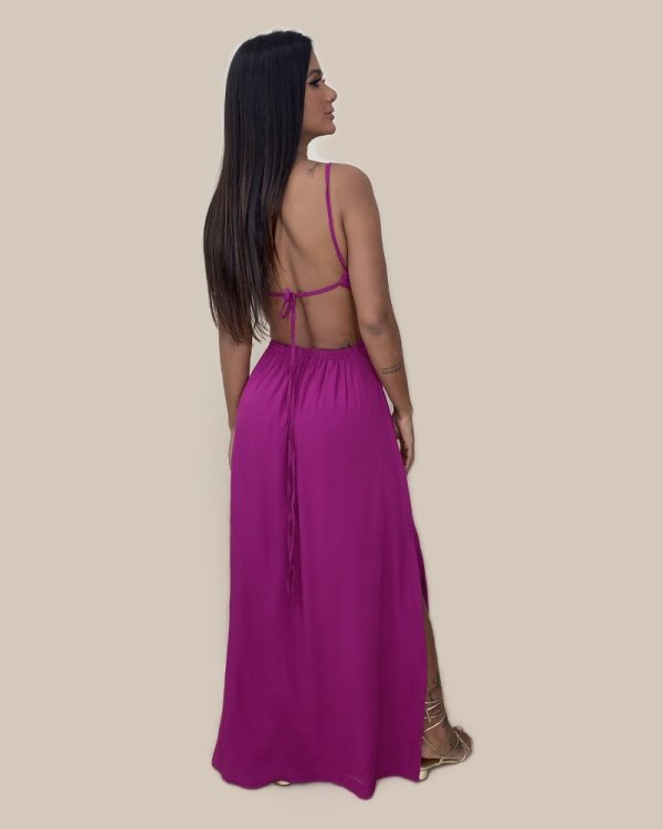 Vestido Flávia - Fúcsia - Imagem 4
