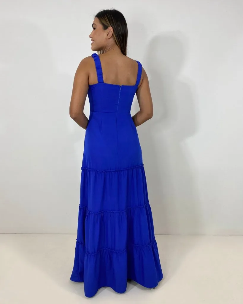 Vestido Vivi - Azul Royal, foto 4