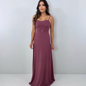 Vestido Lanna - Marrom - Image 1