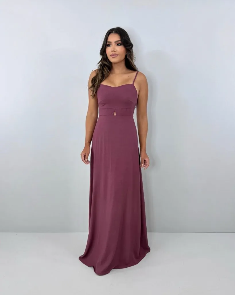 Vestido Lanna - Marrom