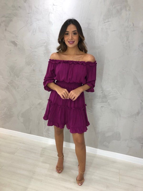 Vestido Jordana - Roxo