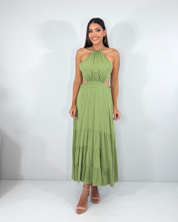 Vestido Estefane - Folhagem - Imagem 3