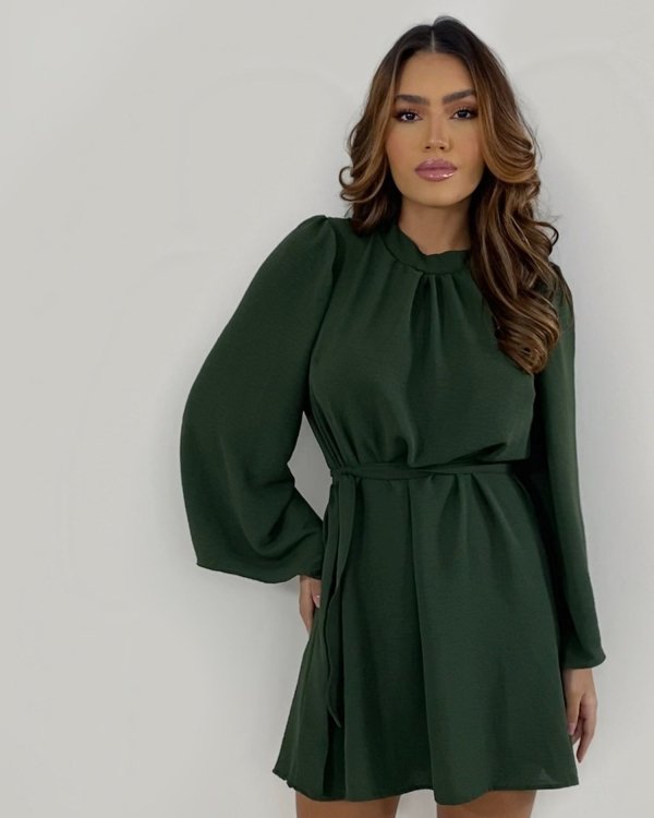 Vestido Pandora - Verde Militar