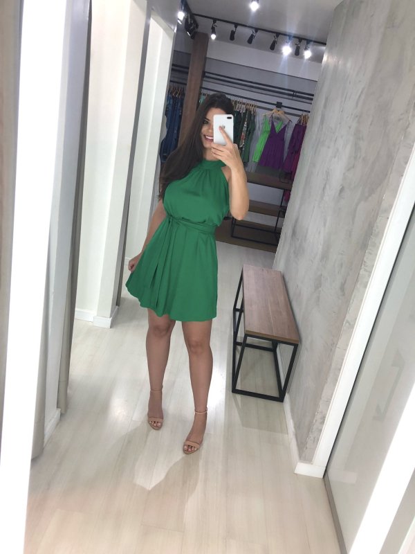 Vestido Daiane - Verde Bandeira - Imagem 3