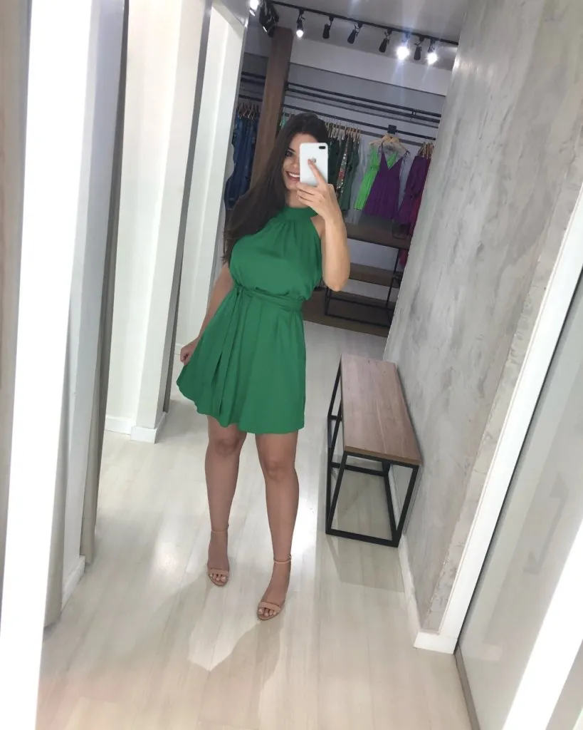 Vestido Daiane - Verde Bandeira, foto 3