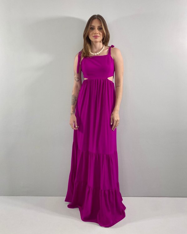 Vestido Pérola - Fúcsia