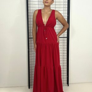 Vestido Ramona - Vermelho - Image 1