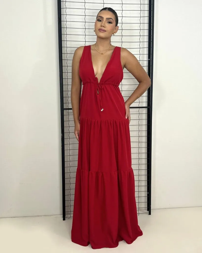 Vestido Ramona - Vermelho